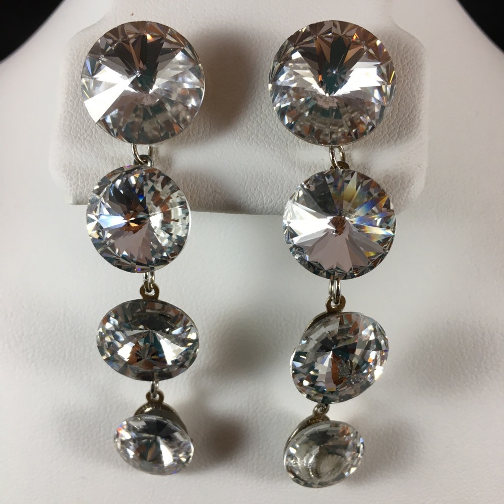 Sparkly costume earrings